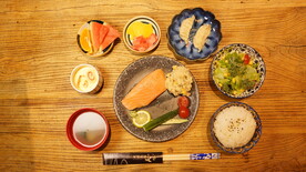 三文鱼定食