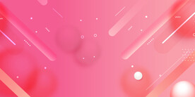 浪漫唯美渐变抽象几何