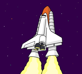 航天飞船插画