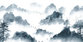山水墨中国风
