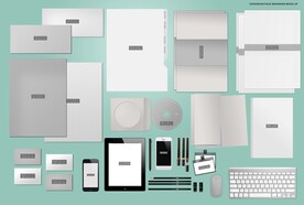 超全办公品牌VI展示样机