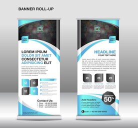 易拉宝展架模板