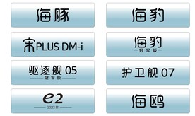 车铭牌