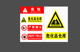 危险标识牌