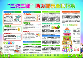 三减三健  助力健康 全民行动