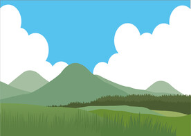 自然景观天空山水矢量背景