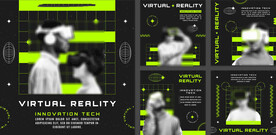 时尚VR虚拟科技海报  