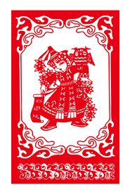 裕固族剪纸
