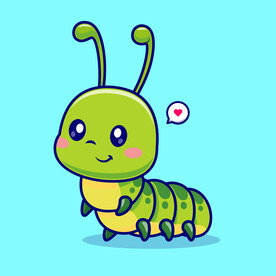 矢量毛毛虫