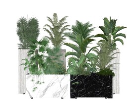 户外植物模型