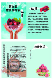 杨梅宣传单