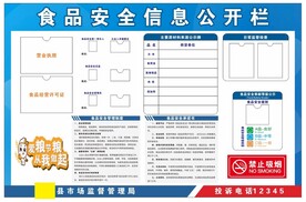 食品安全信息公开栏