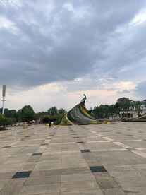 孔雀造型花卉