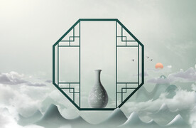 古典风背景模板
