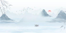 中国风山水画