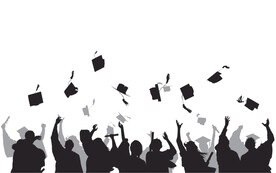 毕业生剪影