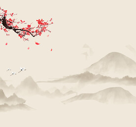 中式水墨画背景墙