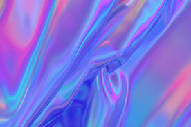 彩色液态流动波浪线条纹理