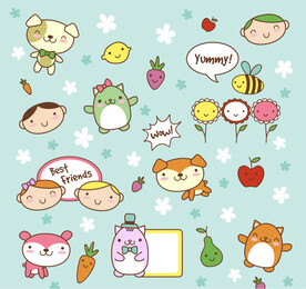 幼儿园卡通图案