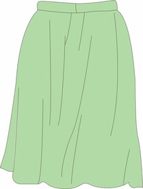 绿色裙子