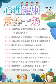 心理健康展板