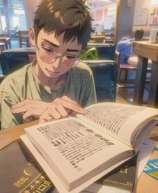 看书的孩子