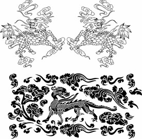 祥瑞兽纹