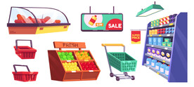 超市购物架
