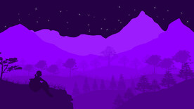驴友户外活动美丽的夜空