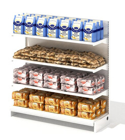 C4D模型 超市货架  