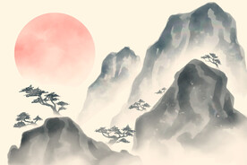 水墨画