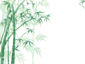中式竹子背景