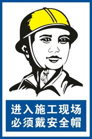 必须戴安全帽