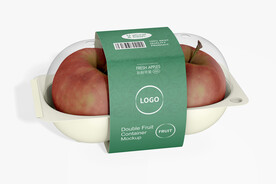 水果店vi苹果样机贴图