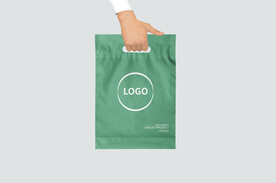 水果店vi手提袋样机贴图