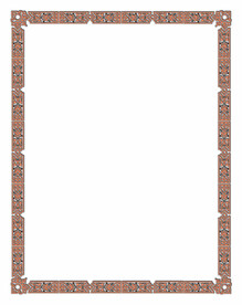 黄色太和纹边框