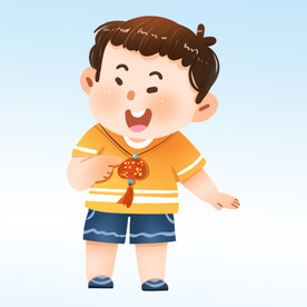 卡通男孩