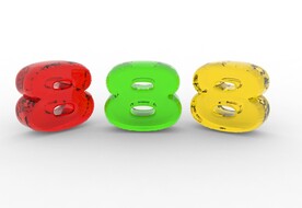 水晶数字8
