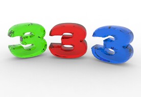 水晶数字3