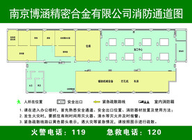 博涵精密合金  消防通道图