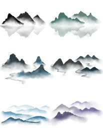 水墨山水画