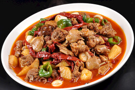 大盘鸡美食