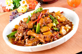 大盘鸡美食