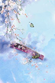 中国风花背景