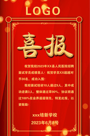 红色喜报