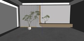 植物景观草图模型