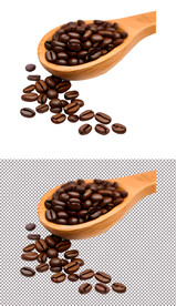 咖啡豆可可豆煮咖啡