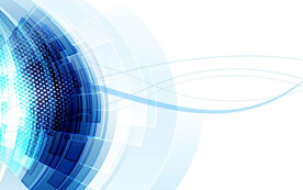 蓝色抽象科技线条背景