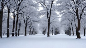 冰天雪树