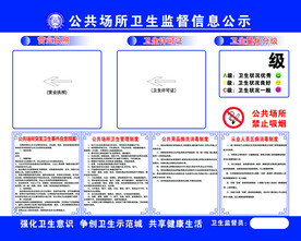 公共场所卫生监督信息公示